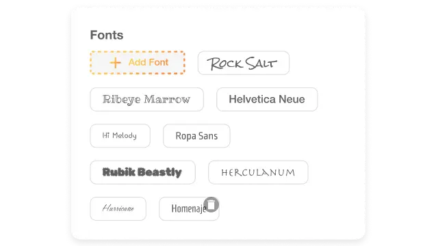 Add Custom Fonts